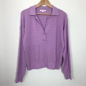 Joe Fresh Textured Knit Polo Sweater